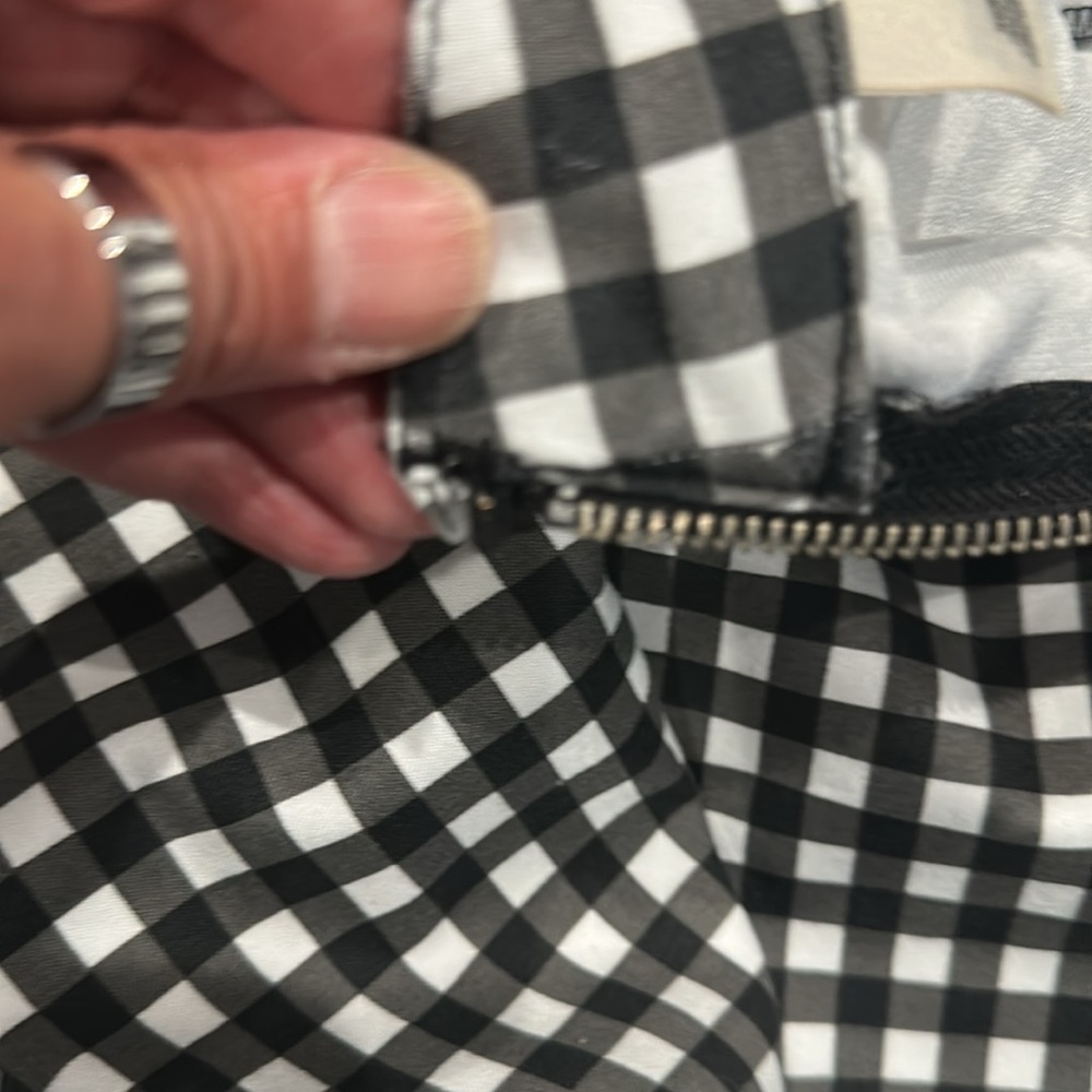 Rachel Roy Black and White Checkered Pants - Picture 4 of 4
